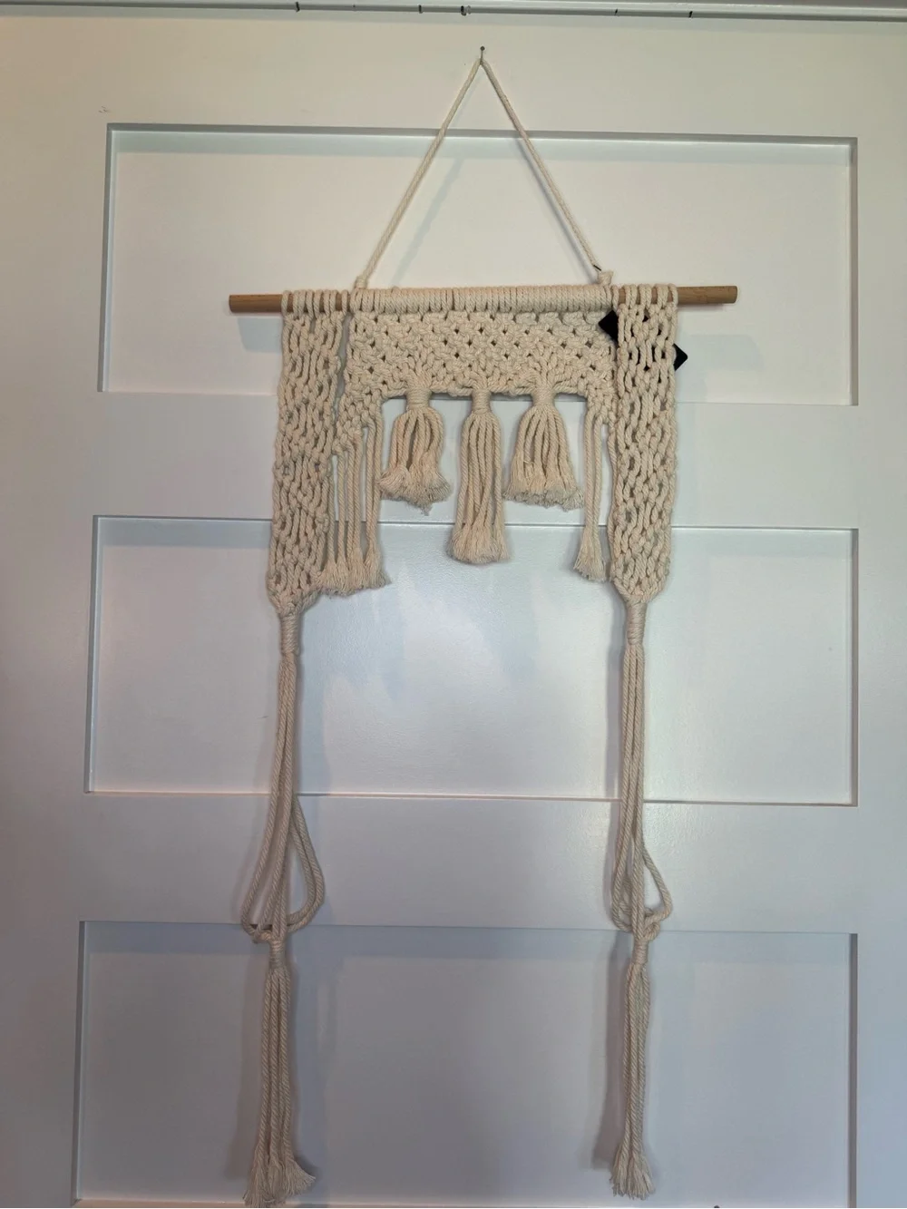 Handmade Cream Macrame Wall Hanging